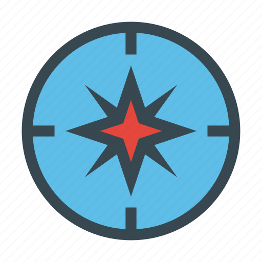 Compass, direction, location, navigation icon - Download on Iconfinder