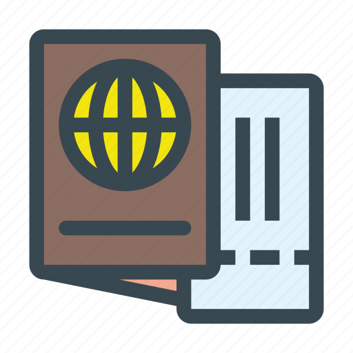 Departure, passport, ticket, travel, voucher icon - Download on Iconfinder