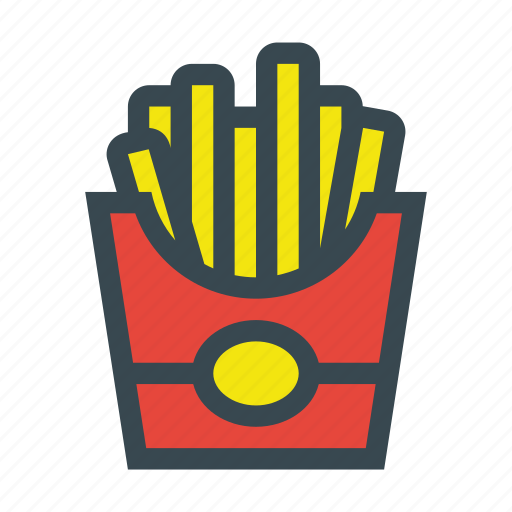 Chips, fast, food, french, fries, potato icon - Download on Iconfinder