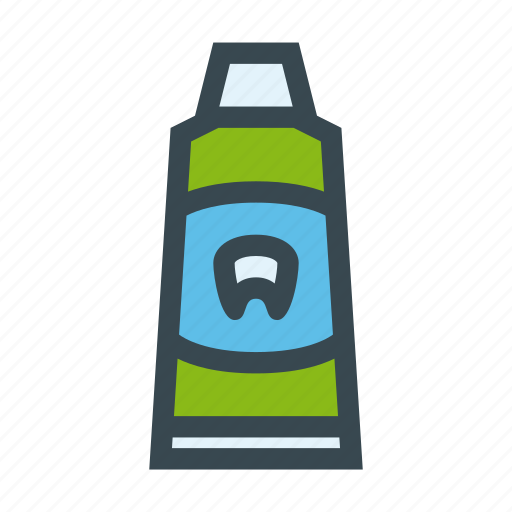 Clean, dental, hygiene, toothpaste, tube icon - Download on Iconfinder
