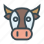 animal, cattle, cow, farm, head 