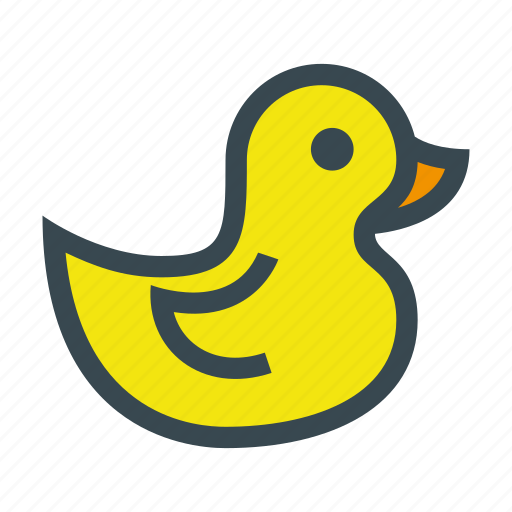 Baby, bath, bathroom, duck, rubber, toy icon - Download on Iconfinder