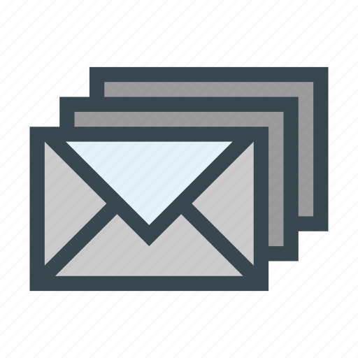 Email, emails, inbox, mail, messages, stack icon - Download on Iconfinder