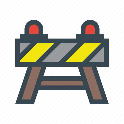 Barrier, construction, resctricted, road, traffic icon - Download on Iconfinder