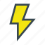 activity, bolt, energy, lightbolt, lightning, notification, power 