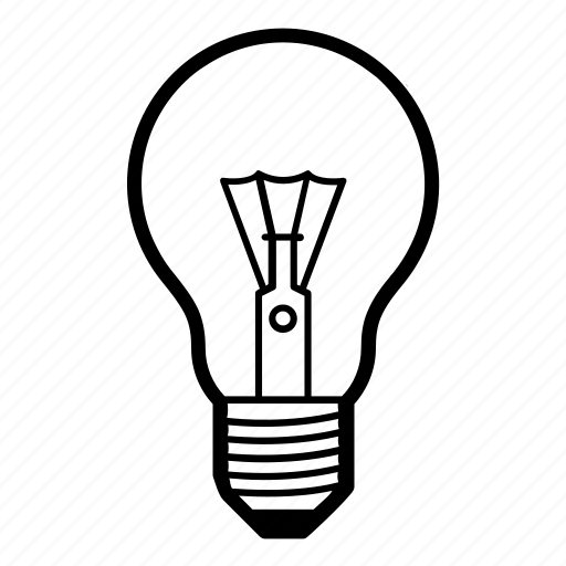 Light bulb, electric, idea, lamp, light, lightbulb, lightning icon - Download on Iconfinder