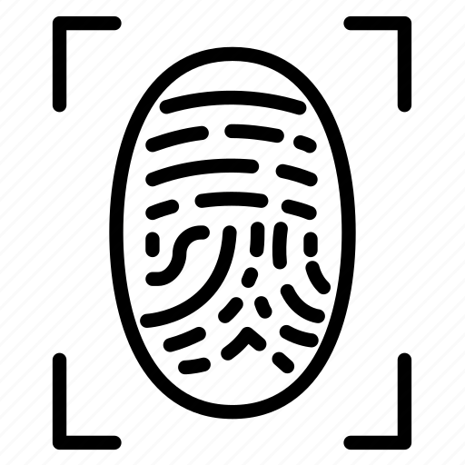 Identification, scanner, fingerprint, password, privacy, biometric, touch icon - Download on Iconfinder