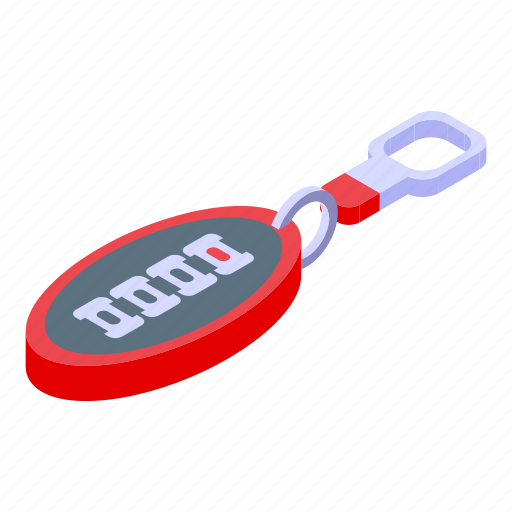 Smart, car, key, mobile, isometric icon - Download on Iconfinder