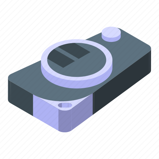 Smart, car, key, alert, isometric icon - Download on Iconfinder