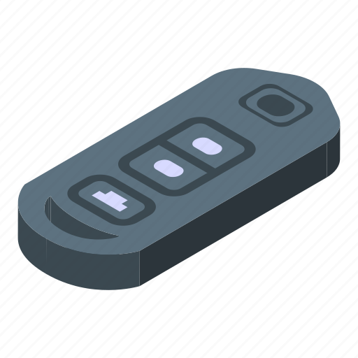 Smart, car, key, auto, isometric icon - Download on Iconfinder