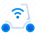 scooter, bike, wireless, wifi, bicycle, signal, network