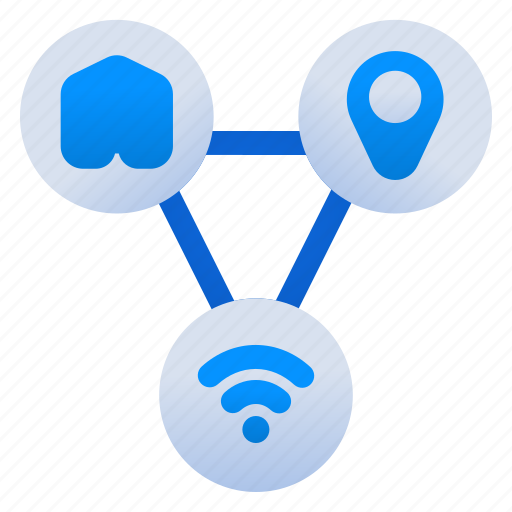 Circle, home, house, building, real estate, smart, city icon - Download on Iconfinder