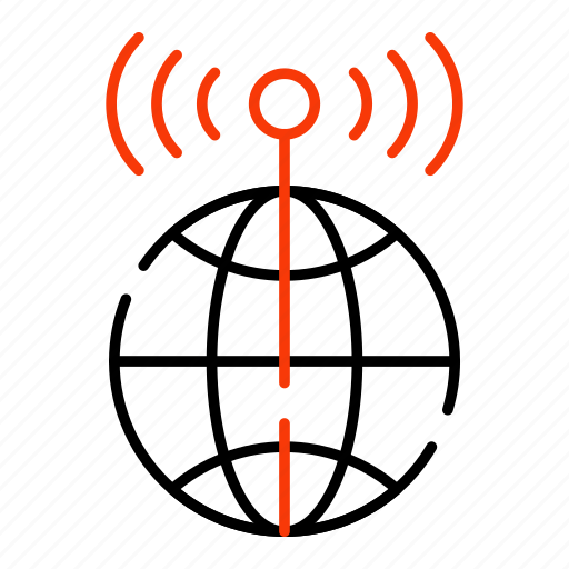Hotspot, wireless network, broadband connection, internet tower, wifi tower icon - Download on Iconfinder