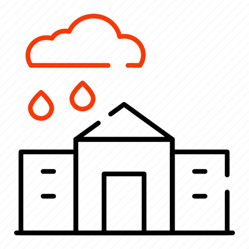 Rainfall, cloud raining, rainy weather, weather forecast, meteorology icon - Download on Iconfinder
