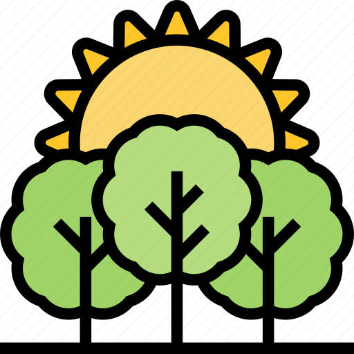 Nature, space, trees, park, ecosystem icon - Download on Iconfinder