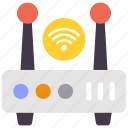device, network, modem, connect
