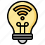 smart, light, bulb, ecologic, intelligence, electronics 