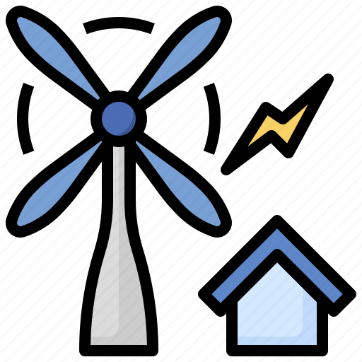 Wind, turbine, farming, and, gardening, power, renewable icon - Download on Iconfinder