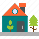green, home, eco, ecology, house, icon