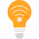 smart, bulb, house, internet, light, things, icon