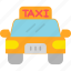 taxi, cab, local, transport, passenger, car, public, icon 