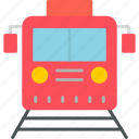 train, rail, transport, railway, vehicle, icon