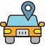 car, location, garage, gps, map, marker, sale, icon 