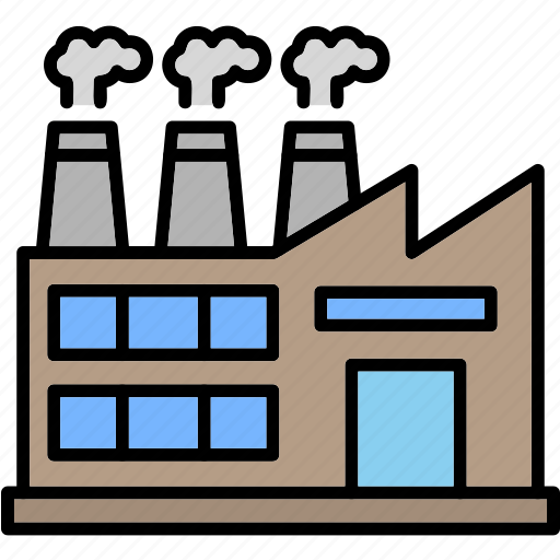 Factory, industry, plant, pollution, recycling, icon icon - Download on Iconfinder