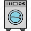 washing, machine, launderette, laundry, washer, icon 