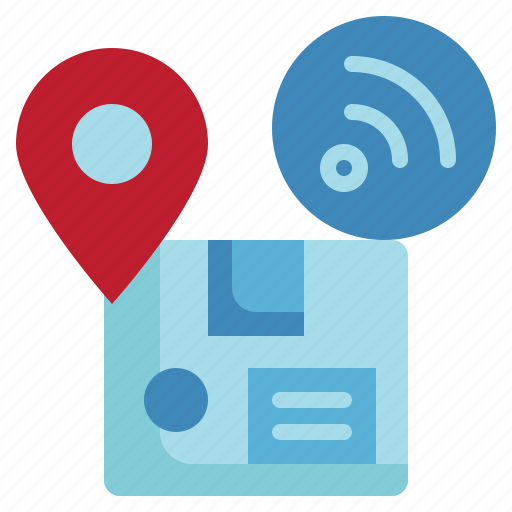 Delivery, package, box, smart, city, gps, technology icon - Download on Iconfinder