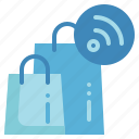 shopping, bag, store, smart, city, technology