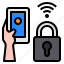 key, lock, security, smartphone, mobile, control, internet 