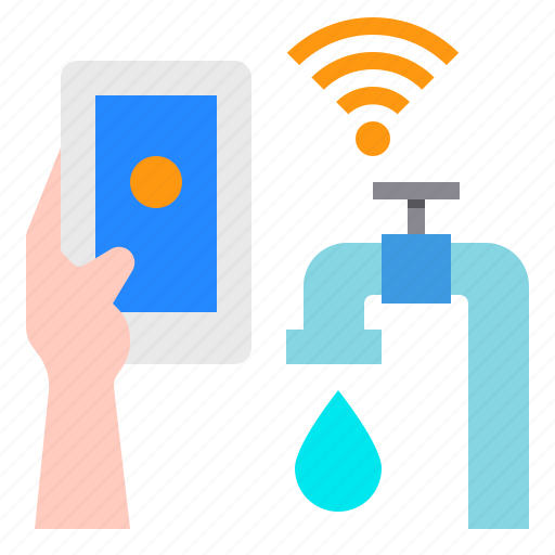 Faucet, water, pipe, smartphone, mobile, technology icon - Download on Iconfinder