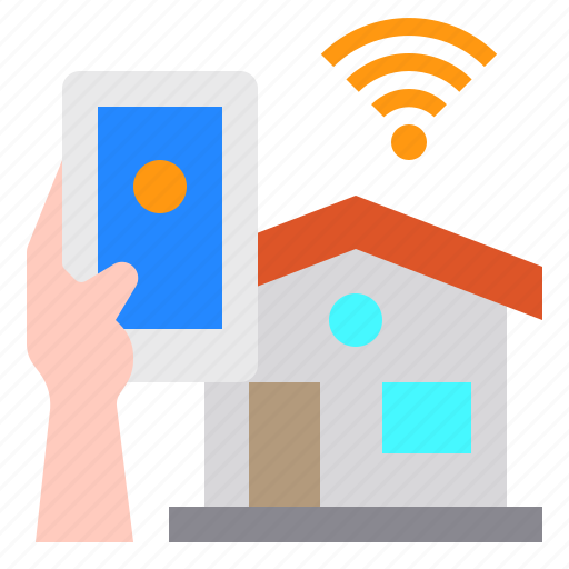 House, smartphone, mobile, technology, control, internet icon - Download on Iconfinder