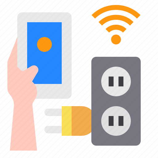 Plug, sockets, electronic, smartphone, mobile, technology, control icon - Download on Iconfinder