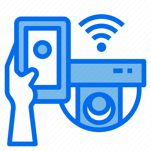 Security, camera, smartphone, mobile, hand, technology, control icon - Download on Iconfinder