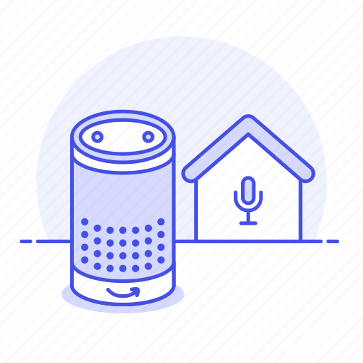 Echo, alexa, home, smart, speaker, devices, assistant icon - Download on Iconfinder