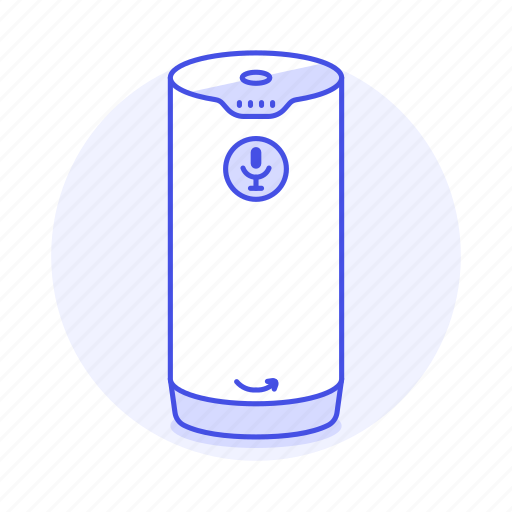 Echo, smart, speaker, domotics, plus, alexa, automation icon - Download on Iconfinder