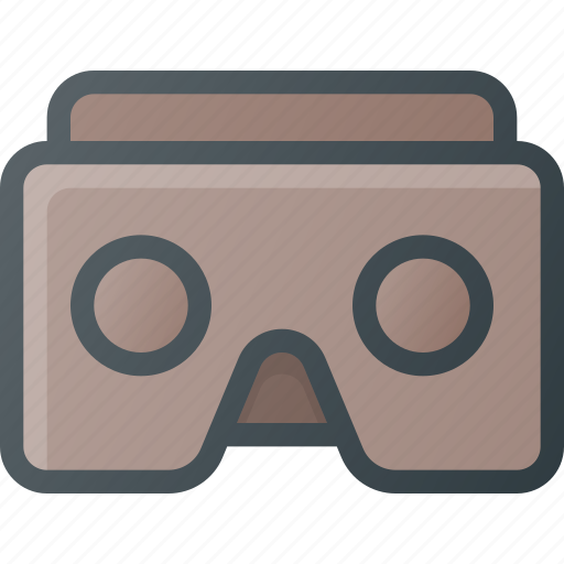 Cardboard, glases, google, reality, virtual, vr icon - Download on Iconfinder