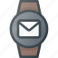 concept, mail, smart, smartwatch, technology, watch 