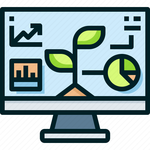 Sprout, seed, growing, farming, computer, gardening icon - Download on Iconfinder