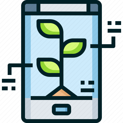 Plant, smart, farming, smartphone, farm, gardening icon - Download on Iconfinder
