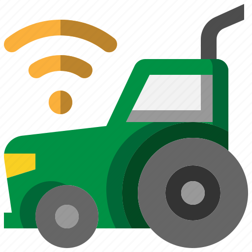 Tractor, remote, control, smartfarm, agriculture, machinery, future icon - Download on Iconfinder