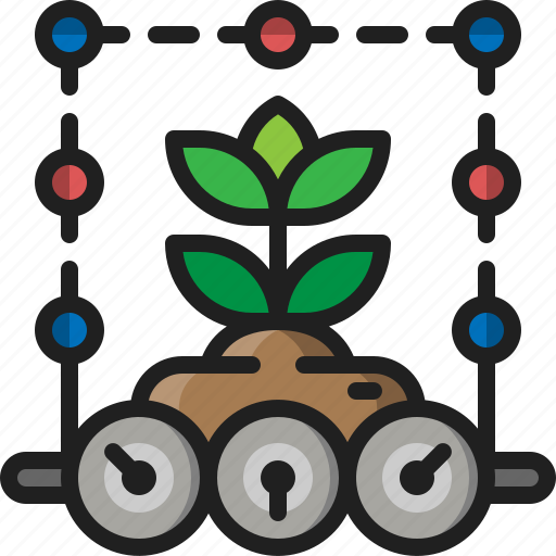 Smart, plant, farm, technology, agriculture, information, care icon - Download on Iconfinder