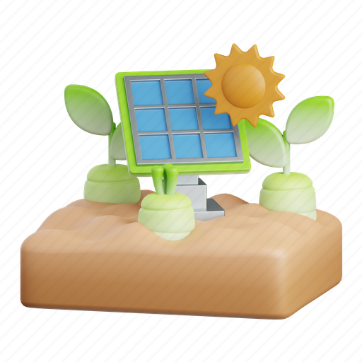 Solar, panel, power, ecology, sun, energy, battery 3D illustration - Download on Iconfinder