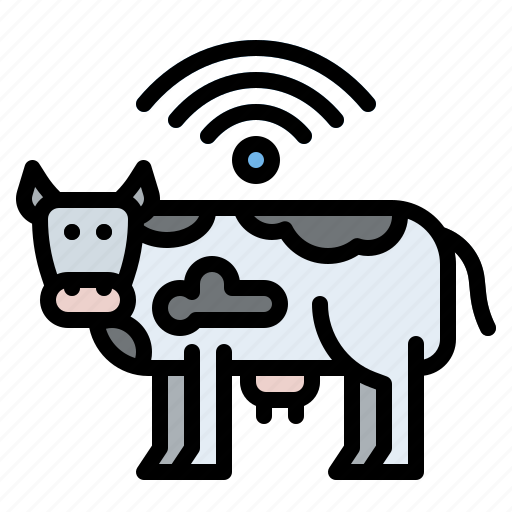 Smartfarm, cattle, cow, animal, farm, beef, bull icon - Download on Iconfinder