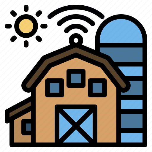 Smartfarm, warehouse, barn, storage, agriculture, farming icon - Download on Iconfinder