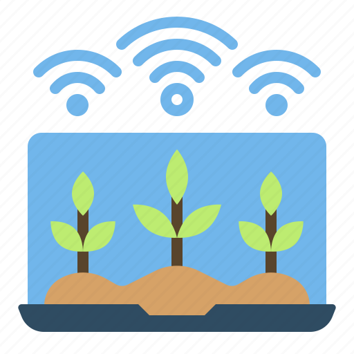 Smartfarm, laptop, computer, smart, farmer, farm icon - Download on Iconfinder