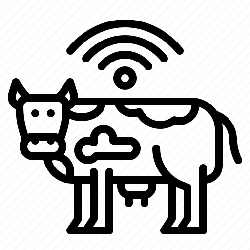 Smartfarm, cattle, cow, animal, farm, beef, bull icon - Download on Iconfinder