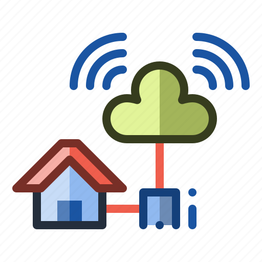 Internet, home, network, cloud, smart icon - Download on Iconfinder